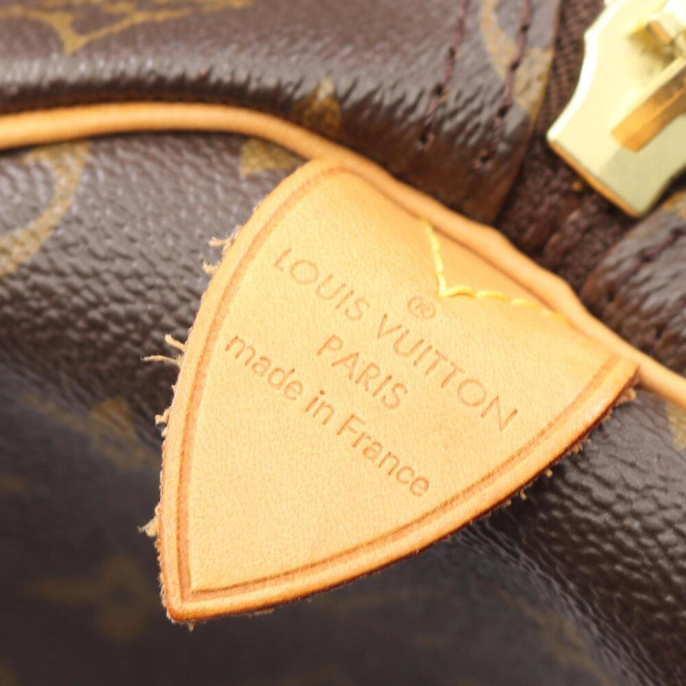 LOUIS VUITTON Brown Monogram Leather Keepall 50 Boston Bag - Picture 4 of 9